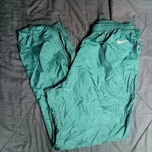 Vintage 90s Nike Wind Pants Joggers Trainers Green